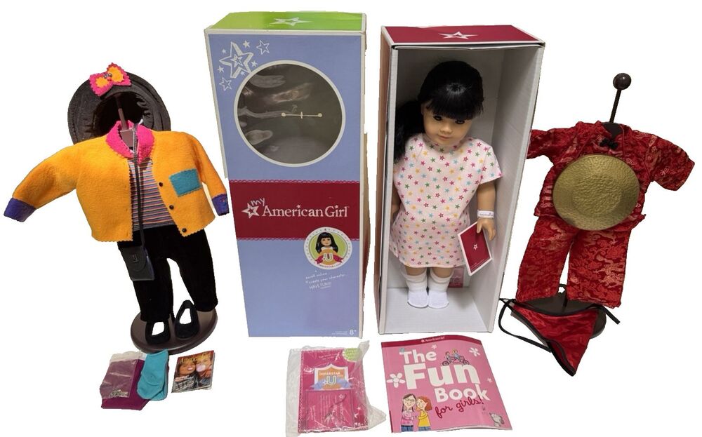 Rare American Girl Pleasant Co JLY #4 749/76 Doll First Day Meet Outfit Box LNIB